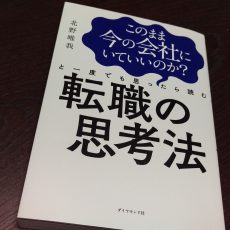 年末年始にオススメの本「転職の思考法」 年末年始にオススメの本「転職の思考法」